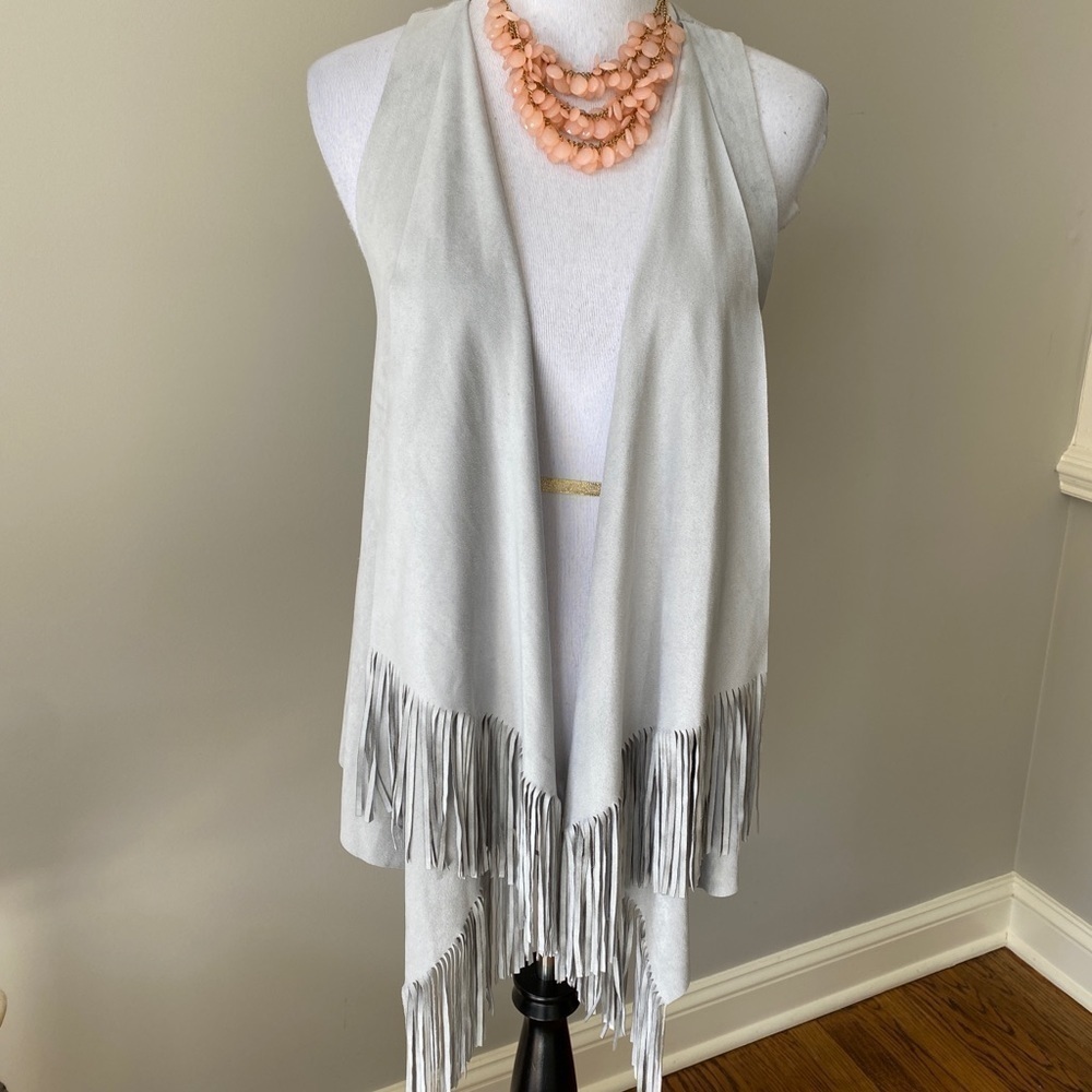 INC Faux Suede Vest - Picture 6 of 9